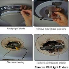 How To Replace A Ceiling Light Fixture Ceiling Lights Light Fixtures Old Lights