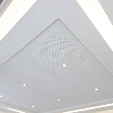 Acoustic Tile For Suspended Ceiling Plaster Geodeco Geostaff Suspended Ceiling Suspended Ceiling Tiles Acoustical Ceiling