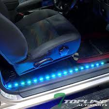 2x 36 2x 48 7 Color Interior Car Kit Led Lights Strip Music System Universal Ebay Car Interior Car Car Bling