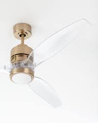 Sonet Satin Brass Ceiling Fan With Acrylic Blades Brass Ceiling Fan Ceiling Fan Fan Light