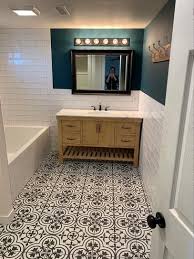 Msi 8 In X 8 In Amantus Encaustic Matte Porcelain Floor And Wall Tile 5 33 Sq Ft Case Nhdama8x8 The Home Depot In 2020 Porcelain Flooring Flooring Wall Tiles