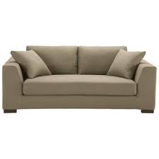 Canape Convertible 2 3 Places En Coton Taupe Maisons Du Monde Canape Canape 2 Places Canape Maison Du Monde