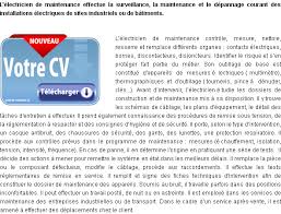 Modele Et Exemple De Lettre De Motivation Electricien De Maintenance