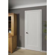 Kimberly Bay 32 In X 80 In White 1 Panel Shaker Solid Core Wood Interior Door Slab Dpsha1w32 The Home Depot Wood Doors Interior Shaker Interior Doors Doors Interior