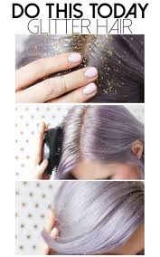 Beauty Glitter Hair Glitter Roots Hair Styles