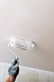 How To Paint A Popcorn Ceiling Painting Popcorn Ceiling Popcorn Ceiling Popcorn Ceiling Makeover