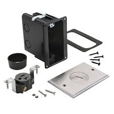 Pass Seymour Legrand Slater Nickel 1 Gang Floor Box With Tamper Resistant Single Receptacle For Wood Sub Floor Floor Price Flooring Things To Sell