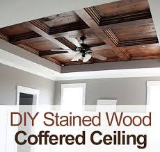 Remodelaholic Diy Master Bedroom Wood Coffered Ceiling Master Bedroom Diy Coffered Ceiling Diy Master