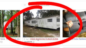 Free House On Craigslist Home Free Hudson Florida Manufactured Home
