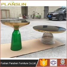Factory Direct Cheap Price New Design Replica Furniture Glass Base Bell Table Furniture Design Modern Replica Furniture Furniture Design