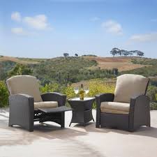 Costco Santa Fe 3 Piece Recliner Set By Mission Hills Outdoor Recliner Outdoor Furniture Outdoor