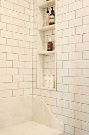 Shower Niches Between The Studs Shower Niche Traditional Bathroom Shower Shelves