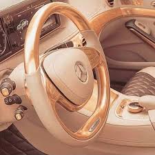 Love The Gold Interiors Of This Mercedes Luxury Car Interior Dream Cars Rose Gold Car