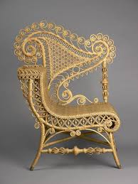Heywood Brothers Company Gardner Ma Active 1826 97 Reception Chair 1890 Antique Wicker Chairs Upholstered Swivel Chairs Wicker Furniture