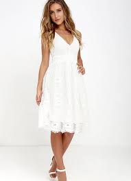 Cute Cocktail Summer Dresses To Die For In 2020 White Dress Summer Casual White Dress Lace Midi Dress