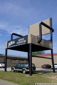 World S Largest Chair Former Anniston Alabama Calhoun County Roadside Attractions Anniston