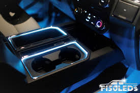 2015 2020 F150 Interior Cup Holder Ring Light Kit F150 Accessories Ford F150 Accessories Ford Trucks F150