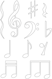 Notes De Musique Decoration Theme Musique Coloriage Musique Note De Musique