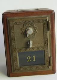Vintage Post Office Mailbox Knothole Wooden Coin Bank By Gremlina 65 00 Vintage Mailbox Office Mailboxes Mailbox