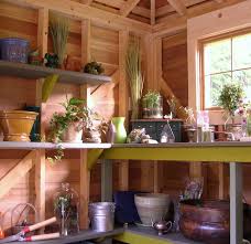 Garden Shed Interior Really Makes Me Want To Get On It And Clean Out And Pretty Up The Shed Out Back Shed Interior Garden Shed Interiors Shed Design