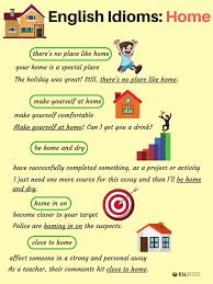 Common Idioms About The House And Home In English Eslbuzz Learning English English Idioms Learn English Idioms