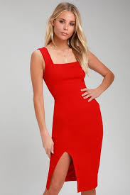 Hot Red Party Dresses For Women Look Fiery And Fab In A Little Red Dress Sizzling Styles At Great Prices Midi Dress Bodycon Dresses Red Dress Women