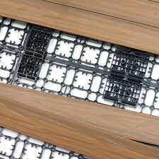 Newtechwood 4 32 Sq Ft Deck A Floor Premium Modular Composite Outdoor Flooring System Kit In Peruvian Teak Daf 4 Tk The Home Depot Outdoor Flooring Patio Flooring Deck Flooring