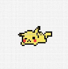 Pikachu Pokemon Cross Stitch Kawaii Cross Stitch Pixel Art Pokemon