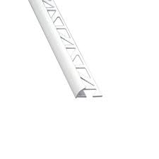 Quart De Rond Mur Et Sol Blanc Brillant Aluminium L 250 Cm X Ep 8 Mm Leroy Merlin