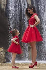 Mother Daughter Same Dress Pictures Online Mother Daughter Same Mother Daughter Dress Mother Daughter Fashion Short Red Prom Dresses