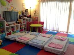 Small Daycare Center Setup Before And After Google Search Home Daycare Daycare Design Daycare Rooms