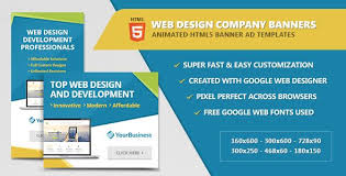Web Design Company Banners Html5 Animated Company Banner Web Design Company Web Design
