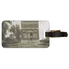Irving Kansas Post Office Photo Marshall County Ks Luggage Tag Zazzle Com Marshall County Photo Post Office