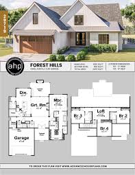 1 5 Story Modern Farmhouse House Plan Forest Hills House Plans Farmhouse Farmhouse House Modern Farmhouse Plans