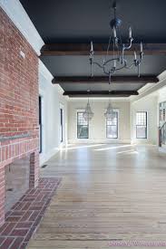 The Day I Have Been Waiting For And Dreaming Of The First Day Of My Our Historic Wonderland Reveal L Red Brick Fireplaces Colored Ceiling Black Ceiling