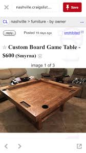 Pin By Gretchen Hobbs On For Our New House With Images Custom Board Games Board Game Table Table Games
