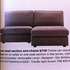 Kivik One Seat Section And Chaise Ikea Kivik Sofa Seating Chaise