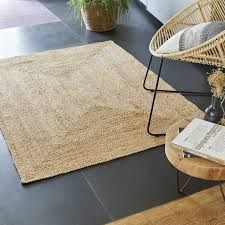 Un Tapis De Jute Rectangulaire Pour La Touche Nature En 2020 Tapis Tapis Naturel Tapis Jute