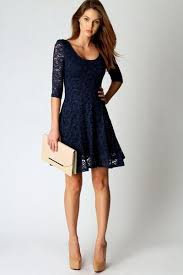 How To Wear Lace A Dark Color Keeps A Lace Dress Modern And Strong Lace Dress Outfit Blue Lace Dress Outfit Lace Blue Dress