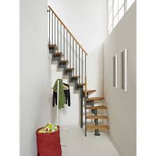 Escalier Modulaire Strong Marches Bois Structure Metal Gris Escalier Gain De Place Idees Escalier Escalier Modulaire
