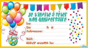 Invitation Anniversaire Ballons Et Confettis De 3 A 9 Ans 123 Cartes Carte Invitation Anniversaire Carte Invitation Invitation Anniversaire Garcon