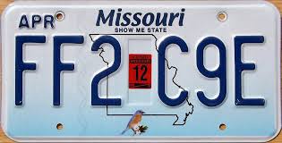 Missouri Show Me State Placas De Carro Placa De Carro Carros Classicos Antigos