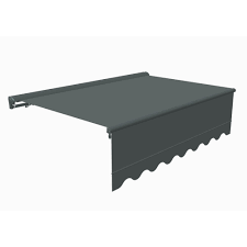 Store Banne Manuel 3 95 X 3 M Toile Gris Ombra Store De Terrasse Parasol Tonnelle Store Voile Jardin Exterieur