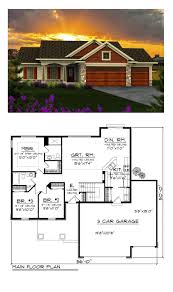 Ranch Style House Plan 96120 With 3 Bed 2 Bath 3 Car Garage Ranch Style House Plans Ranch House Floor Plans Ranch House Plans