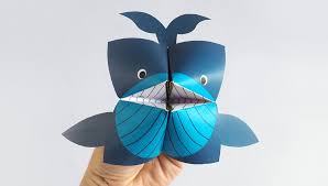 Un Chat Une Poupee Et Une Baleine Cocotte En Papier Cocote En Papier Idee Decoration Anniversaire