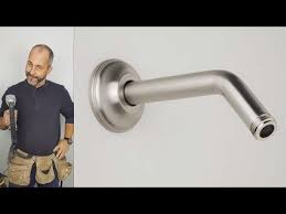 How To Change A Shower Arm Youtube Shower Heads Shower Arm Diy Projects