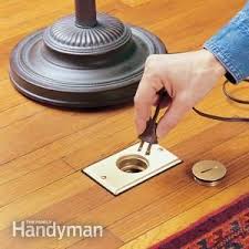 How To Install A Floor Outlet Floor Outlets Diy Electrical Flooring