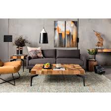 Moe S Home Collection 48 In X 36 In Shadows Framed Hand Painted Canvas Wall Art Multi Coffee Table Reclaimed Wood Coffee Table Moe S Home Collection