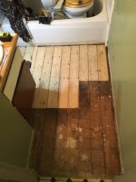 Repair Dry Rot In The Floor Around Toilet Because Of Leaky Toilet Seals Pest Inspectors Often Construction Remodeling Wood Repair Types Of Flooring
