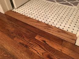 Building A Custom Floor Transition Threshold Kraftmade Transition Strips Flooring Tile To Wood Transition